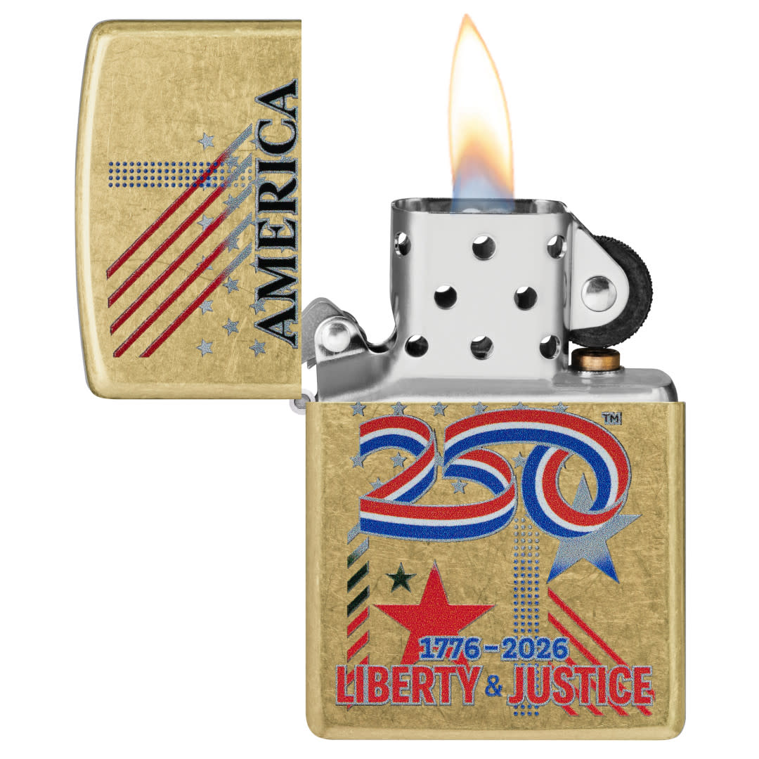 America250 Liberty & Justice Design - Brass