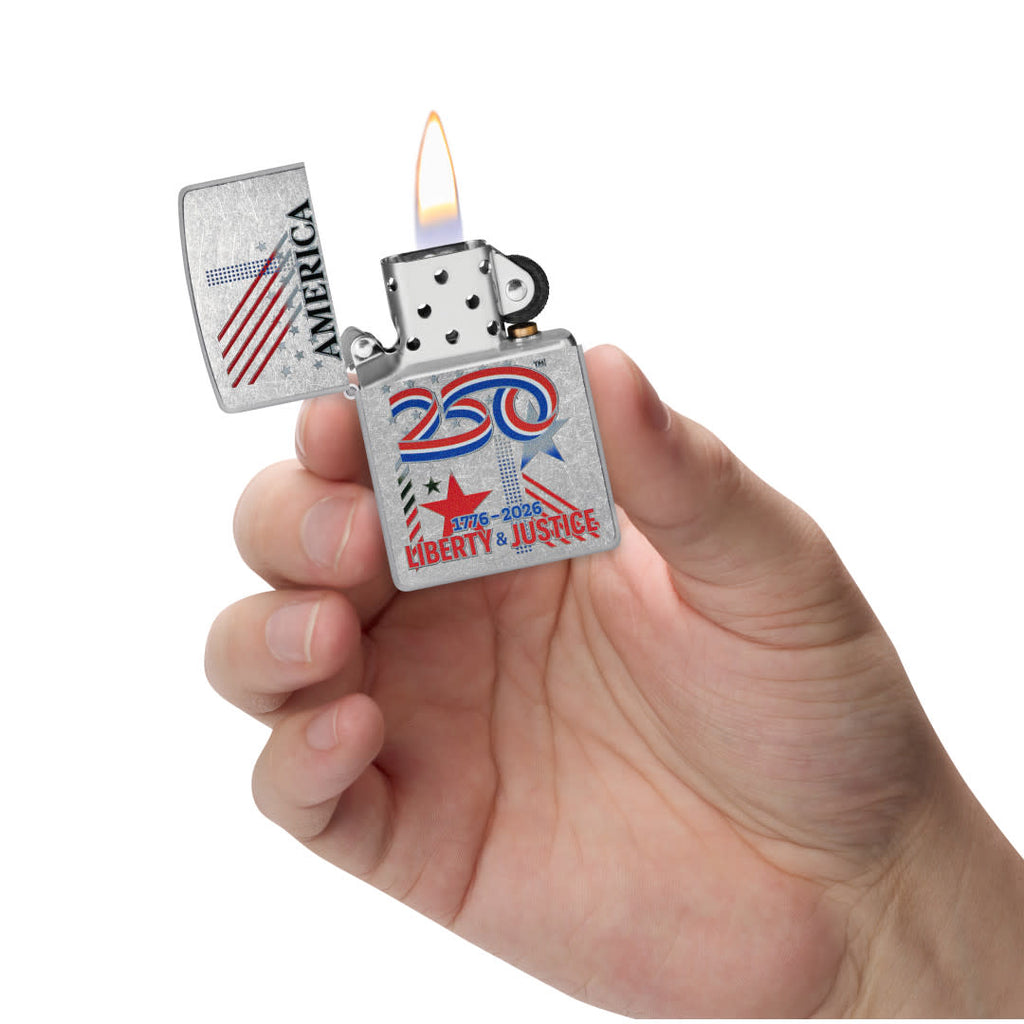 America250 Liberty & Justice Design - Chrome