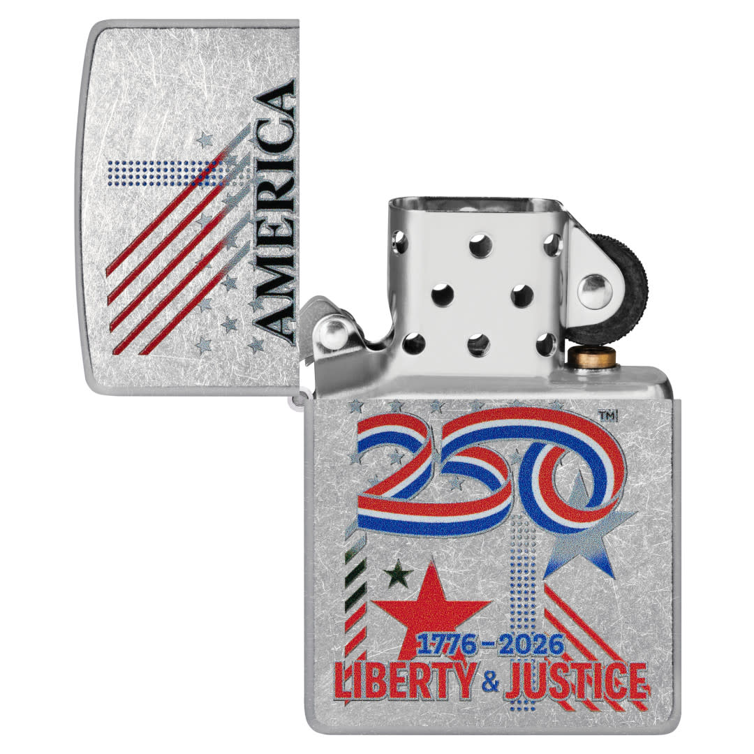 America250 Liberty & Justice Design - Chrome